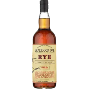 Braddock Oak Single Barrel Rye 750ml