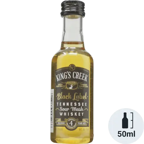 King’s Creek Black Label 4Yr Whiskey 50ml