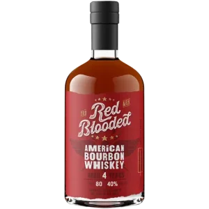 Red Blooded 4 Yr American Bourbon Whiskey 750ml High Quality
