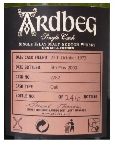 Ardbeg 1972 VELIER - Image 2